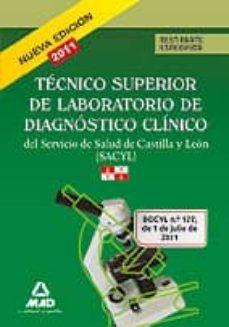 tecnico superior de laboratorio de diagnostico clinico, servicio de salud de castilla y leon (sacyl). temario parte especifica-domingo gomez martinez-9788467666632