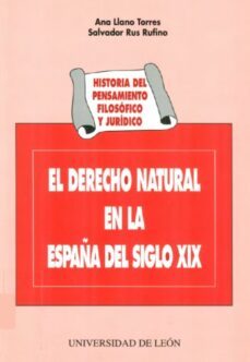 el derecho natural en la españa del siglo xix-9788477195832