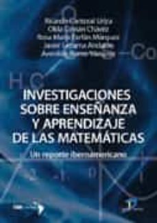 investigaciones sobre enseñanza y aprendizaje de las matematicas-9788479788032