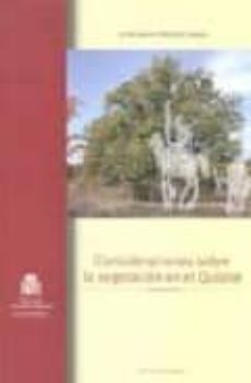 consideraciones sobre la vegetacion en el quijote-jose javier nicolas isasa-9788480147132