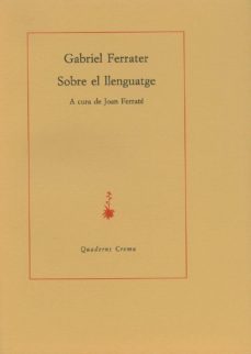 sobre el llenguatge-gabriel ferrater soler-9788485704132