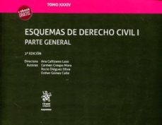 esquemas de derecho civil i: parte general (tomo xxxiv) (3ª ed.)-9788491693932