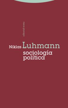 sociologia politica-niklas luhmann-9788498795332