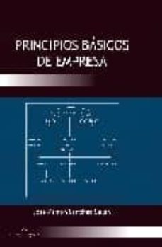 principios basicos de empresa-jose ramon sanchez galan-9788498860832