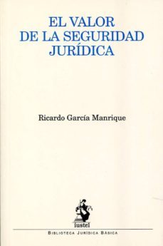 el valor de la seguridad juridica-9788498901832