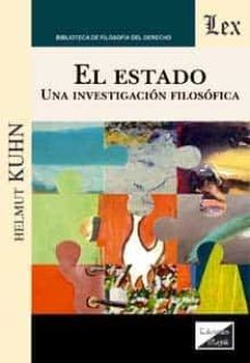 el estado. una investigacion filosofica-helmut kuhn-9789564073132