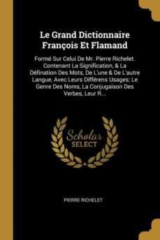 le grand dictionnaire franois et flamand-9780270520842