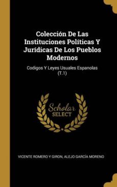 coleccion de las instituciones politicas y juridicas de los pueblos modernos-9780274156542