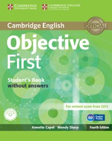 objective first student's book without answers with cd-rom 4th edition (portugal)-9781107628342