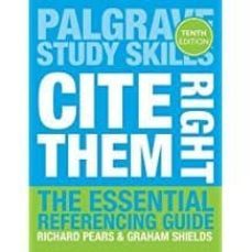 cite them right: the essential referencing guide (palgrave study skills)-9781137585042