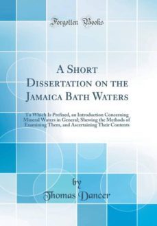 a short dissertation on the jamaica bath waters-9781396632242