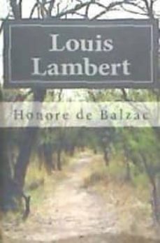 louis lambert-honore de balzac-9781508862642