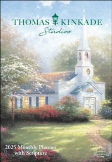 thomas kinkade studios 12-month 2025 monthly pocket planner calen dar with scripture-thomas kinkade-9781524889142