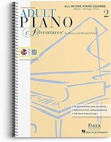 adult piano adventures all-in-one book 2: spiral bound-nancy faber-randall faber-9781616773342
