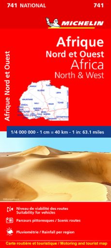 mapa national africa norte y oeste (11741)-9782067172142