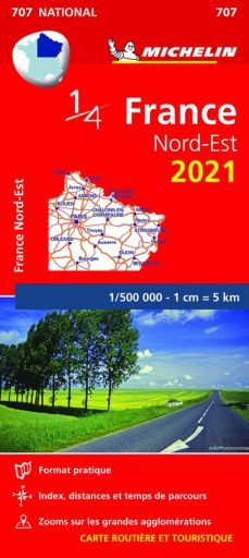 mapa national france northeastern 2021 (fra)-9782067249042