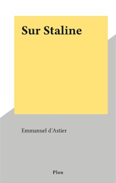 sur staline (ebook)-emmanuel d'astier-9782259262842