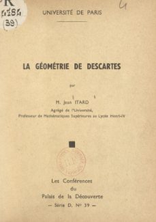 la geometrie de descartes (ebook)-jean itard-9782307082842