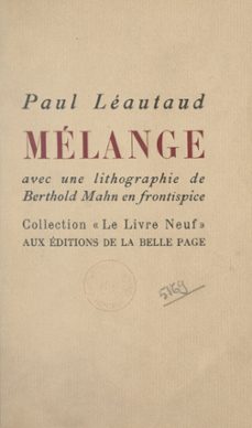melange (ebook)-paul leautaud-9782307477242
