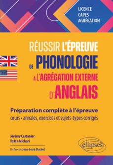 reussir l'epreuve de phonologie a l'agregation externe d'anglais (ebook)-9782340107342