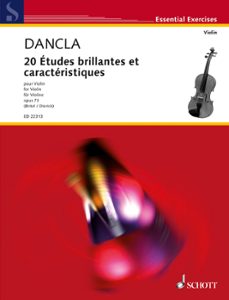 20 etudes brillantes et caracteristiques (ebook)-charles dancla-9783795732042