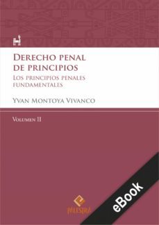 derecho penal de principios (volumen ii) (ebook)-yvan montoya-9786123251642