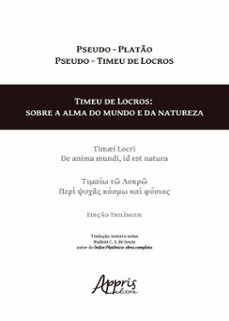 timeu de locros: sobre alma do mundo e da natureza (ebook)-hudson c. s. de souza-9786525081342