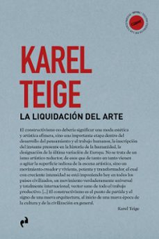 la liquidacion del arte-karel teige-9788410065642