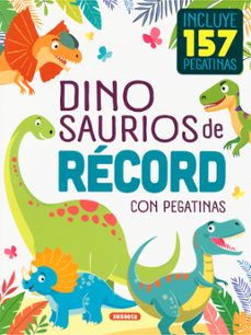 dinosaurios de record con pegatinas-9788410846142