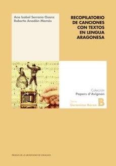 recopilatorio de canciones con textos en lengua aragonesa-9788413404042