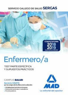 enfermero/a del servicio gallego de salud: test parte especifica y supuestos practicos (sergas)-9788414217542