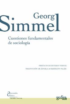 cuestiones fundamentales de sociologia (2ª ed.)-georg simmel-9788417341442