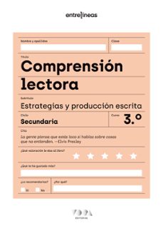 entrelineas 3. comprension lectora estrategias y produccion escrita (secundaria)-9788418353642
