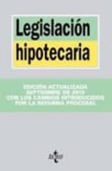 legislacion hipotecaria-9788430950942