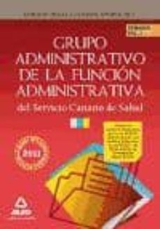 administrativos del servicio canario de salud: temario (vol. i)-9788467656442