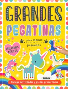 unicornios magicos. grandes pegatinas para manos pequeñas-9788467784442