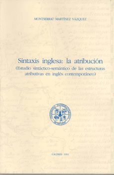 sintaxis inglesa la atribucion-9788477231042