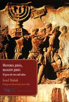 historia judia, religion judia: el peso de tres mil años-9788477743842