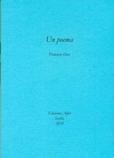 un poema-francisco deco prados-9788478983742