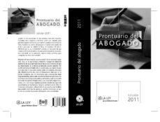 prontuario del abogado 2011-silvia hinojal lopez-9788481268942