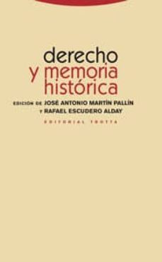 derecho y memoria historica-rafael escudero alday-9788481649642