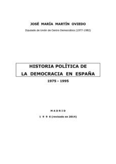 historia politica de la democracia en españa (1975-1995) (ebook)-9788483261842