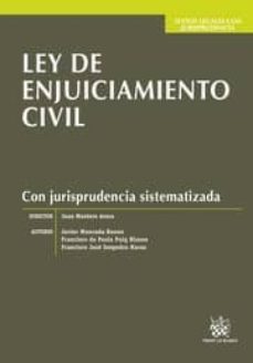 ley de enjuiciamiento civil con jurisprudencia sistematizada-juan montero aroca-9788490048542