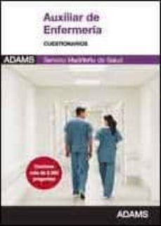 auxiliar de enfermeria servicio madrileño de salud:cuestionarios-9788490250242