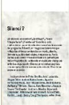 silenci?-ramon pique-9788496954342