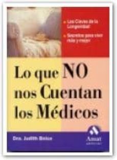lo que no nos cuentan los medicos-judith boice-9788497350242