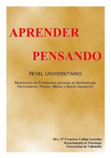aprender pensando (ed. facsimil)-francisca calleja gonzalez-9788497612142