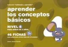 aprender 04(color) nivel los conceptos basico-jesus jarque garcia-9788498963342