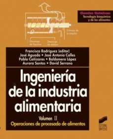 operaciones de procesado de alimento (ebook)-francisco rodriguez-9788499581842