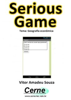 serious game tema: geografia economica (ebook)-vitor amadeu souza-3410002262752
